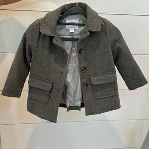 Old navy boy 4T gray pea coat